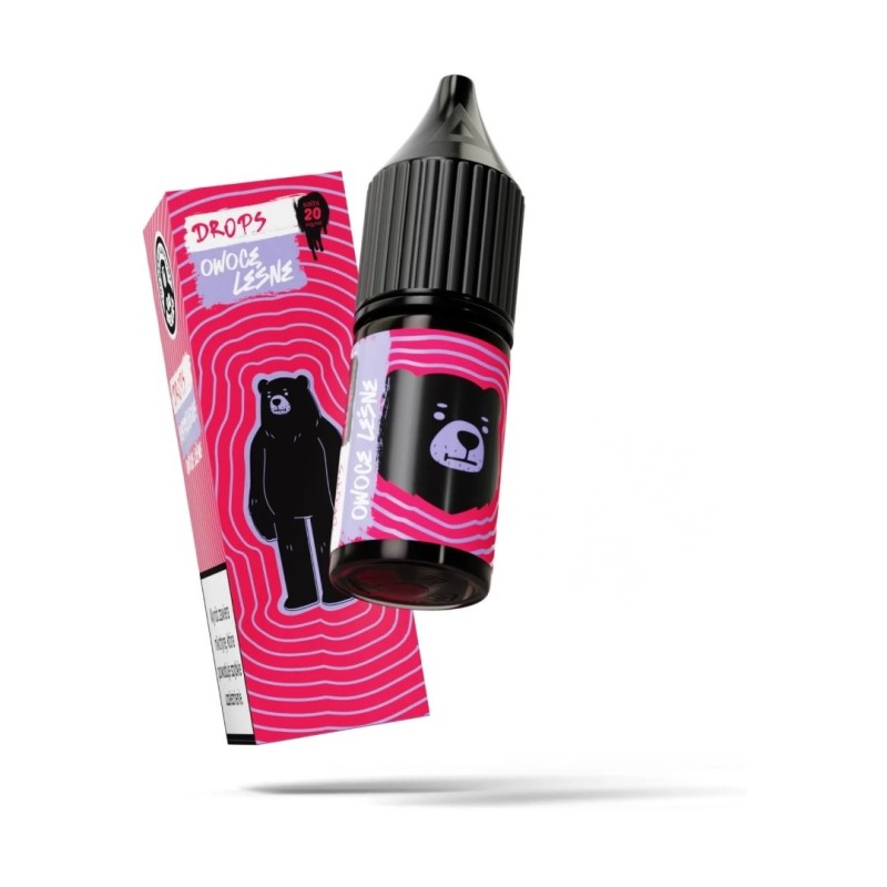 Liquid Go Bears Drops Salt 10ml - Owoce Leśne 20mg (A25) | Eliq Vapoteur