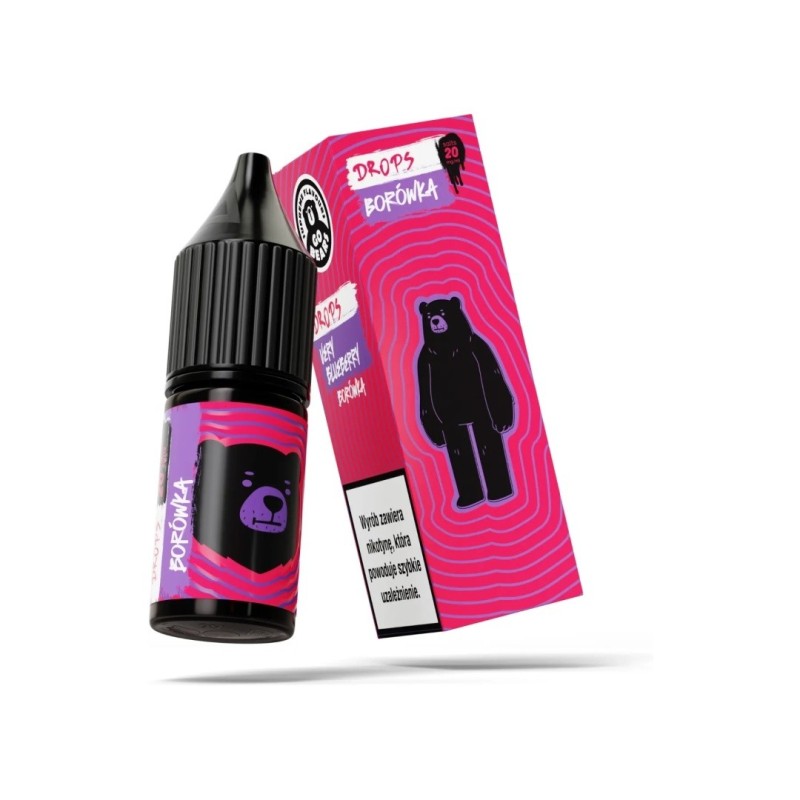 Liquid Go Bears Drops Salt 10ml - Borówka 20mg (A25) | Eliq Vapoteur