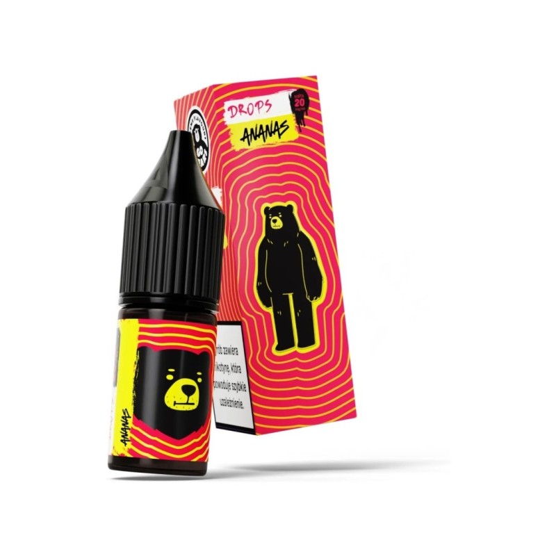 Liquid Go Bears Drops Salt 10ml - Ananas 20mg (A25) | Eliq Vapoteur