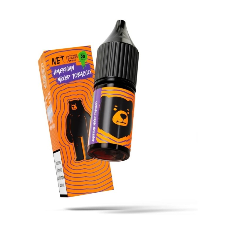 Liquid Go Bears Net Salt 10ml - American Mixed Tobacco 20mg (A25) | Eliq Vapoteur