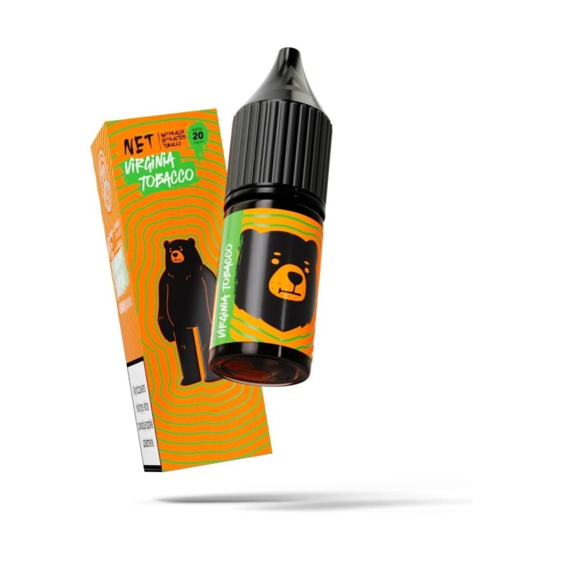Liquid Go Bears Net Salt 10ml - Virginia Tobacco 20mg (A25) | Eliq Vapoteur
