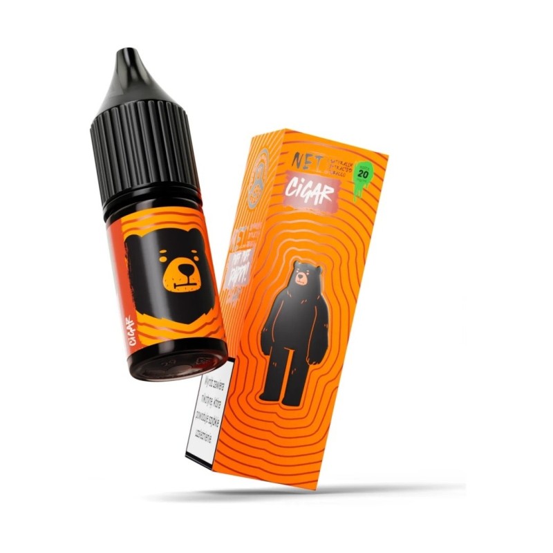 Liquid Go Bears Net Salt 10ml - Cigar 20mg (A25) | Eliq Vapoteur