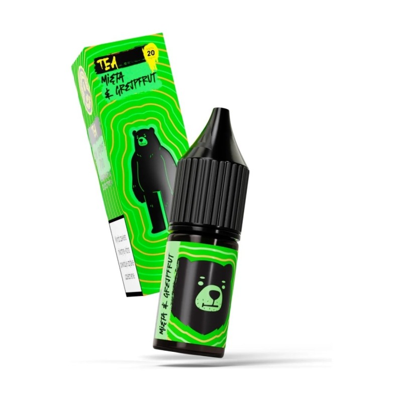 Liquid Go Bears Tea Salt 10ml - Mięta Grejpfrut 20mg (A25) | Eliq Vapoteur