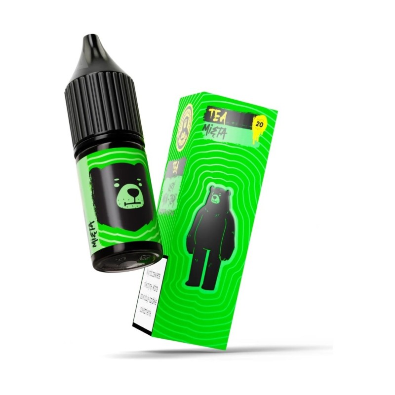 Liquid Go Bears Tea Salt 10ml - Mięta 20mg (A25) | Eliq Vapoteur