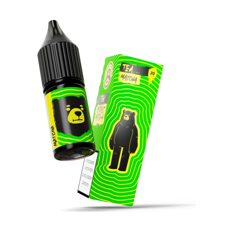 Liquid Go Bears Tea Salt 10ml - Matcha 20mg (A25) | Eliq Vapoteur