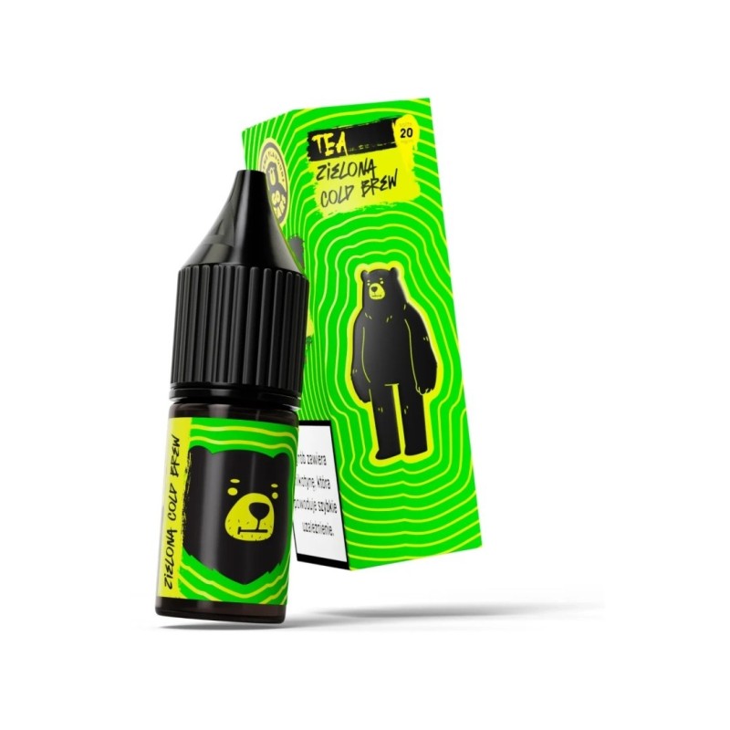 Liquid Go Bears Tea Salt 10ml - Zielona Cold Brew 20mg (A25) | Eliq Vapoteur