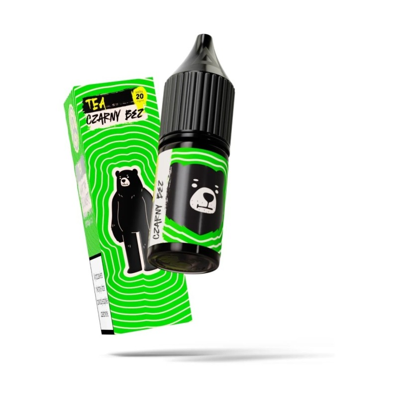 Liquid Go Bears Tea Salt 10ml - Czarny Bez 20mg (A25) | Eliq Vapoteur