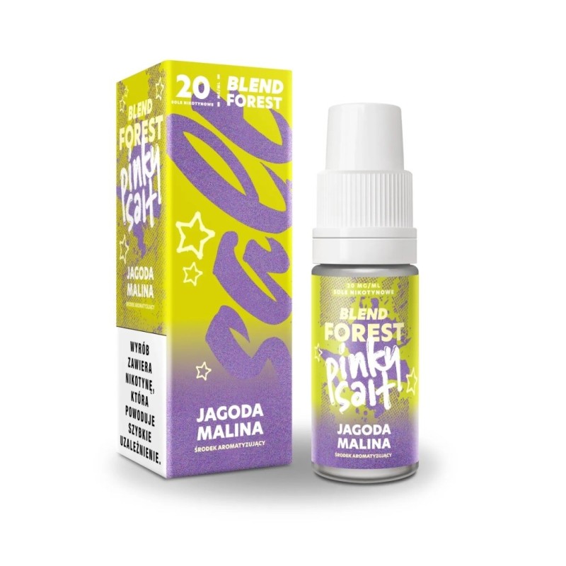 Liquid Pinky Vape Forest Salt 10ml - Fraise Framboise 20mg (A25) | Eliq Vapoteur