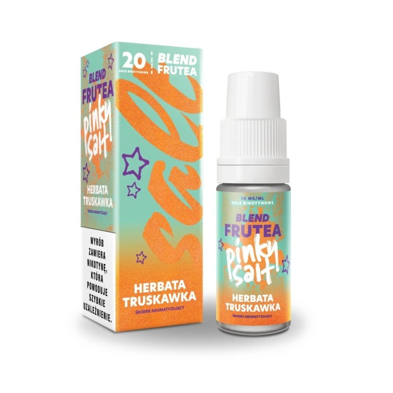 Pinky Vape Frutea Salt E-liquid 10ml - Strawberry Tea 20mg | EliqVapoteur