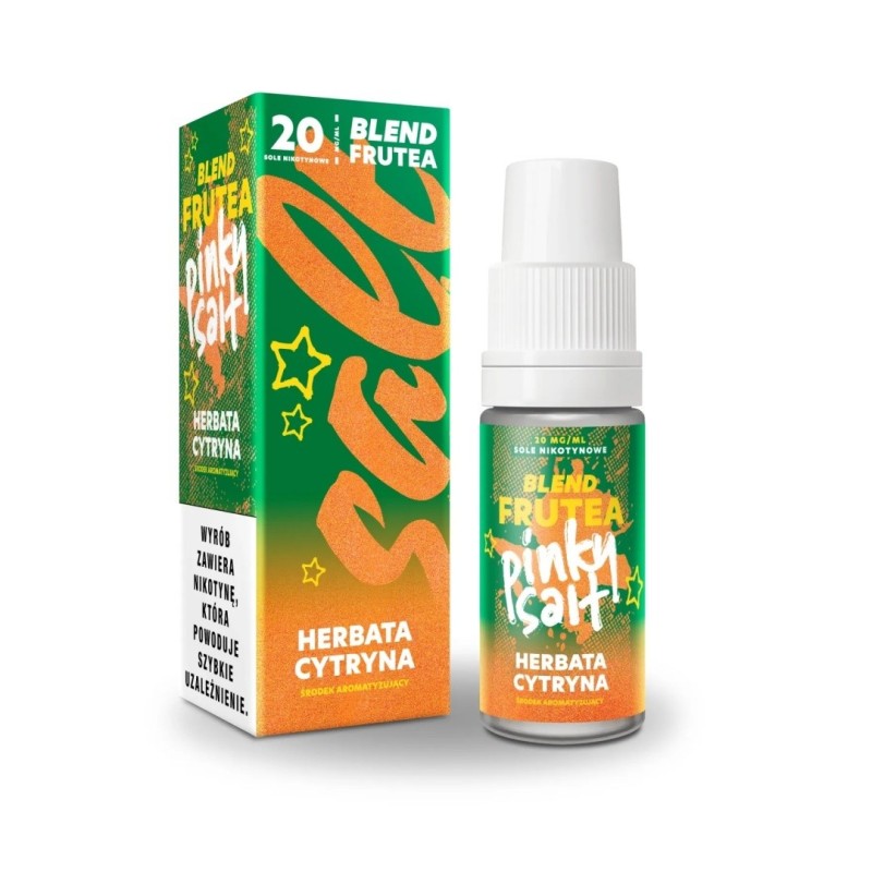 Liquid Pinky Vape Frutea Salt 10ml - Thé Citron 20mg (A25) | Eliq Vapoteur