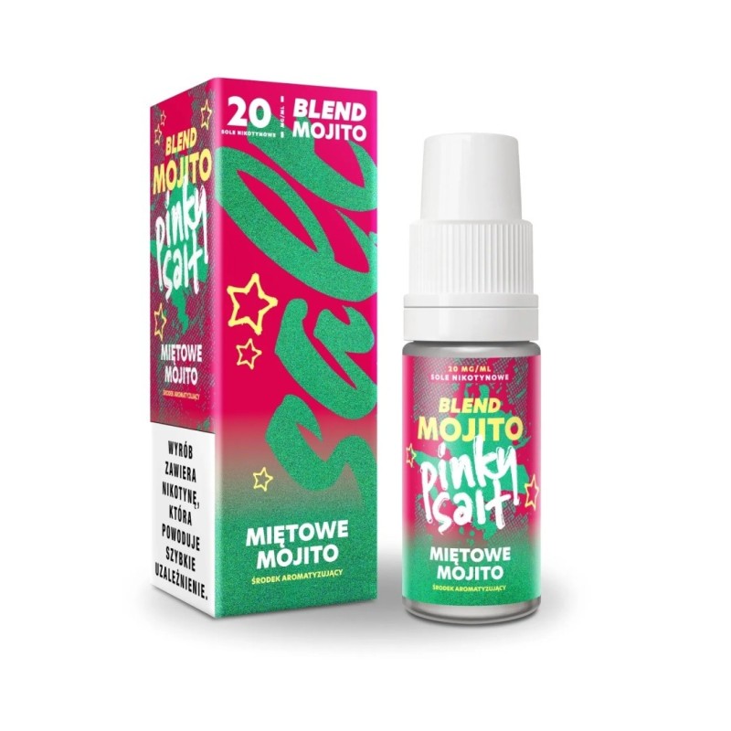 Liquid Pinky Vape Mojito Salt 10ml - Mojito à la menthe 20mg (A25) | Eliq Vapoteur