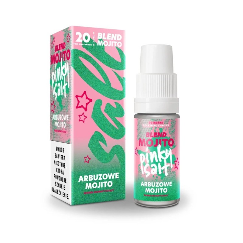 Liquid Pinky Vape Mojito Salt 10ml - Mojito à la pastèque 20mg (A25) | Eliq Vapoteur