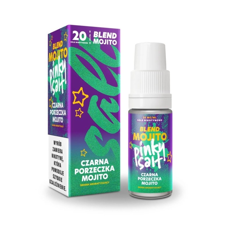 Liquid Pinky Vape Mojito Salt 10ml - Cassis Mojito 20mg (A25) | Eliq Vapoteur