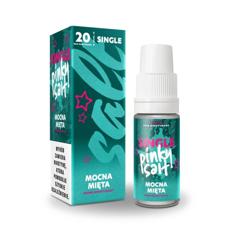 Liquid Pinky Vape Single Salt 10ml - Menthe Forte 20mg (A25) | Eliq Vapoteur