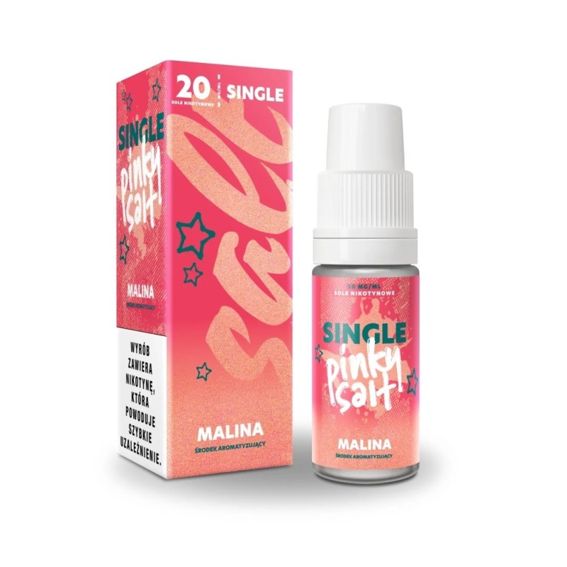 Liquid Pinky Vape Single Salt 10ml - Framboise 20mg (A25) | Eliq Vapoteur