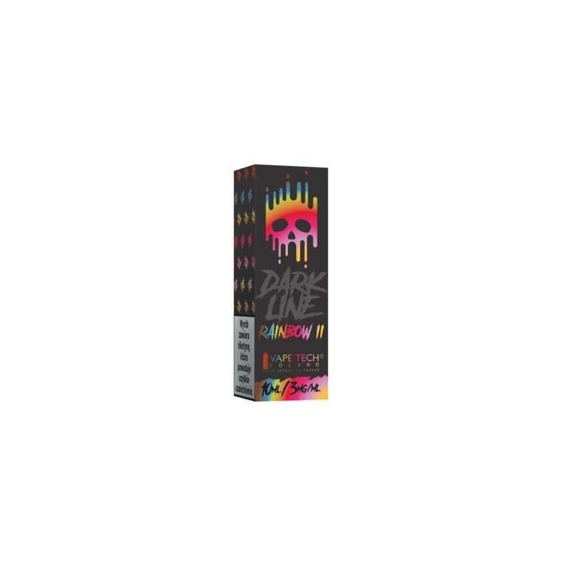 Liquid DARK LINE 10ml - Rainbow II 3mg (A25) | Eliq Vapoteur
