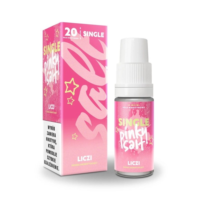 E-liquide Pinky Vape Single Salt 10ml - Litchi 20mg | EliqVapoteur