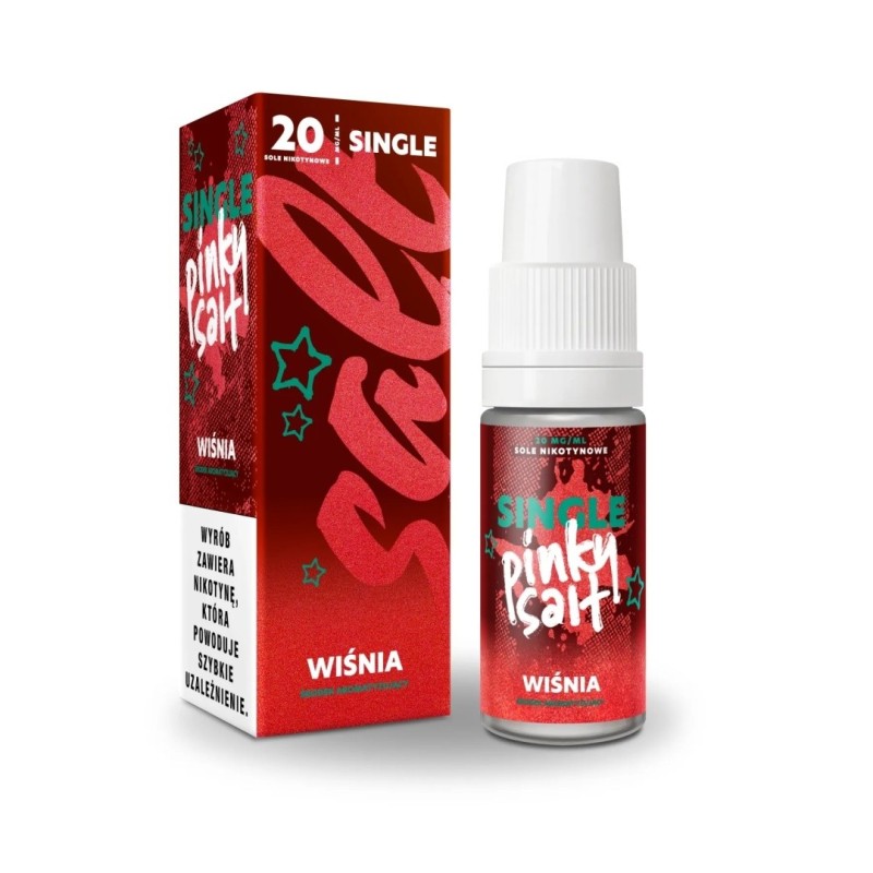 Liquid Pinky Vape Single Salt 10ml - Cerise 20mg (A25) | Eliq Vapoteur