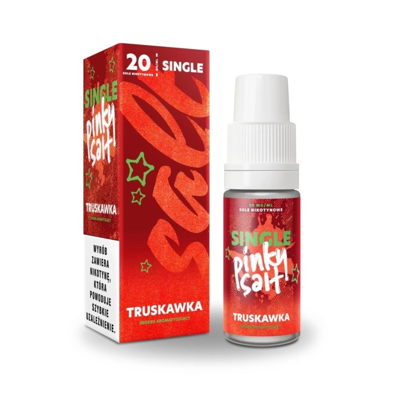 Liquid Pinky Vape Sel Unique 10ml - Fraise 20mg (A25) | Eliq Vapoteur