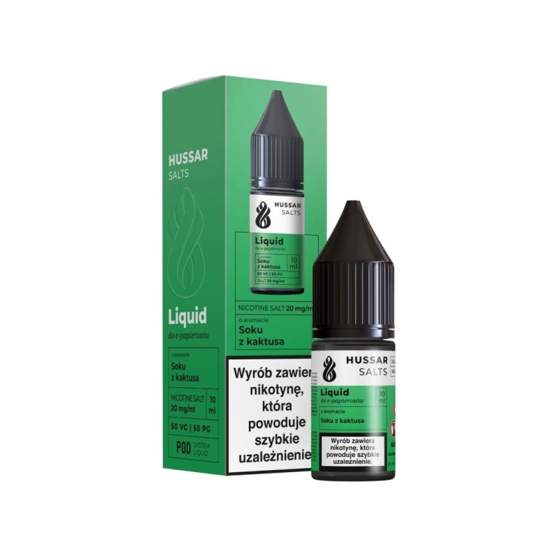 Liquid Hussar Salts 10ml - Jus de cactus 20mg (A25) | Eliq Vapoteur
