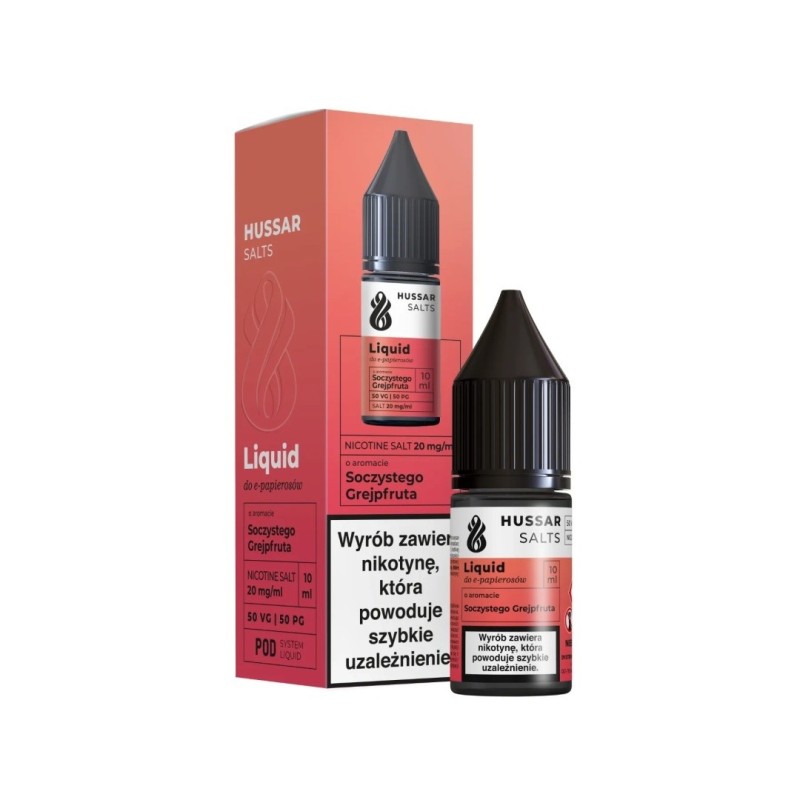 Liquid Hussar Salts 10ml - Pamplemousse Juteux 20mg (A25) | Eliq Vapoteur