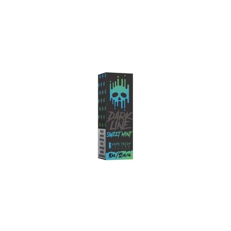 Liquid DARK LINE 10ml - Sweet Mint 12mg (A25) | Eliq Vapoteur