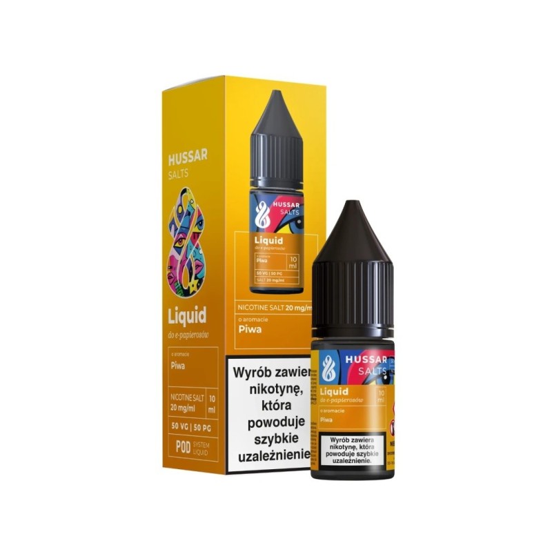 Liquid Hussar Salts 10ml - Bière 20mg (A25) | Eliq Vapoteur