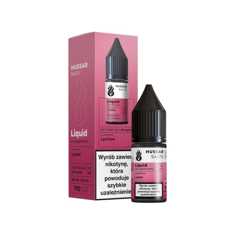 Liquid Hussar Salts 10ml - Litchi 20mg (A25) | Eliq Vapoteur