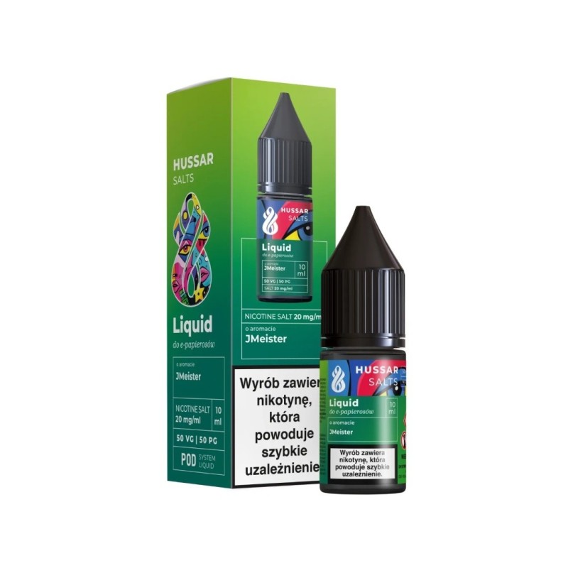 Liquid Hussar Salts 10ml - JMasiter 20mg (A25) | Eliq Vapoteur