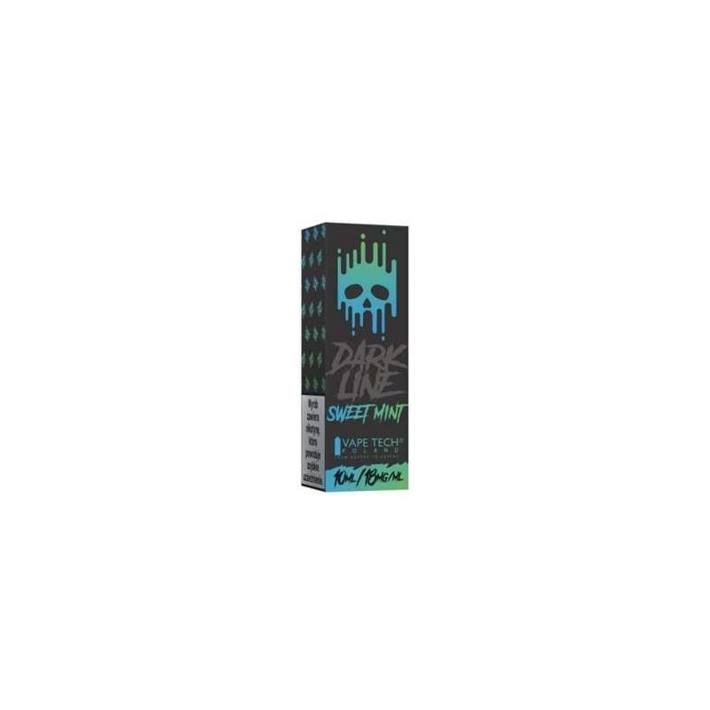 Liquid DARK LINE 10ml - Sweet Mint 18mg  (A25) | Eliq Vapoteur