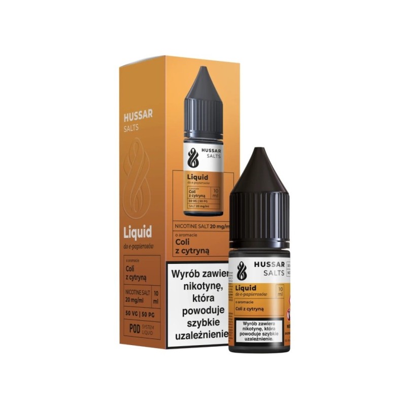Liquid Hussar Salts 10ml - Cola au Citron 20mg (A25) | Eliq Vapoteur