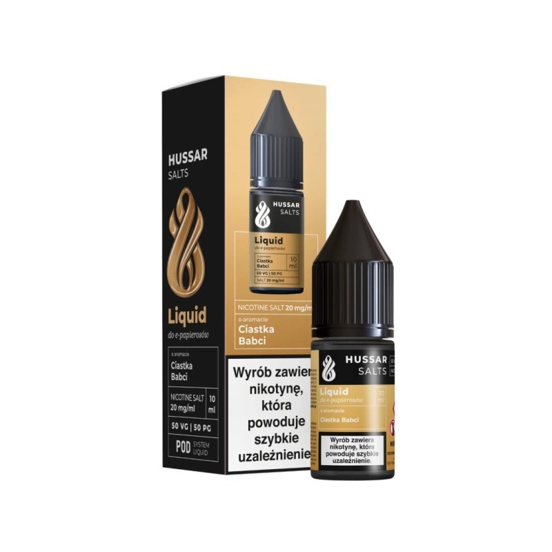 Liquid Hussar Salts 10ml - Biscuits de Grand-mère 20mg (A25) | Eliq Vapoteur