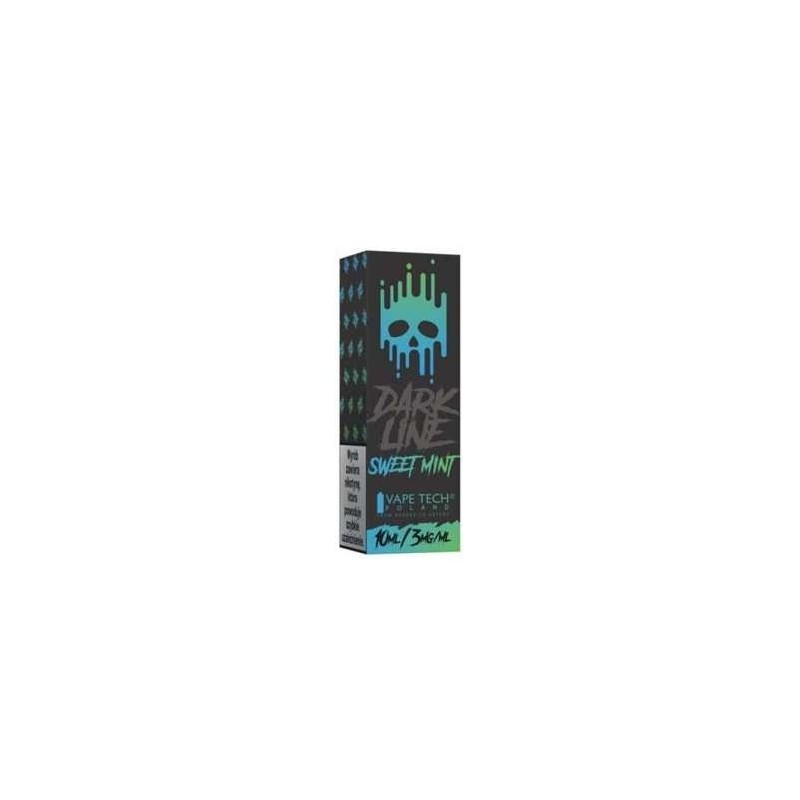 Liquid DARK LINE 10ml - Sweet Mint 3mg (A25) | Eliq Vapoteur