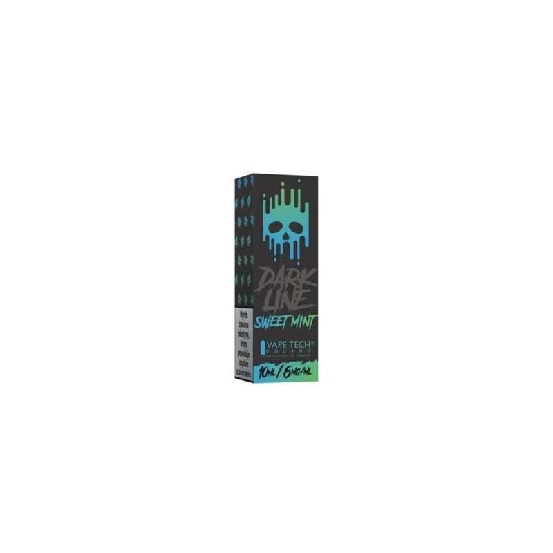 Liquid DARK LINE 10ml - Sweet Mint 6mg  (A25) | Eliq Vapoteur