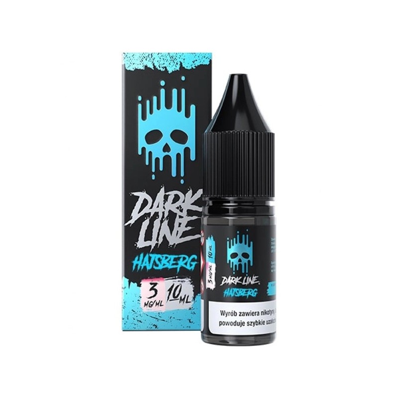 Liquid Dark Line 10ml - Hajsberg 3mg (A25) | Eliq Vapoteur