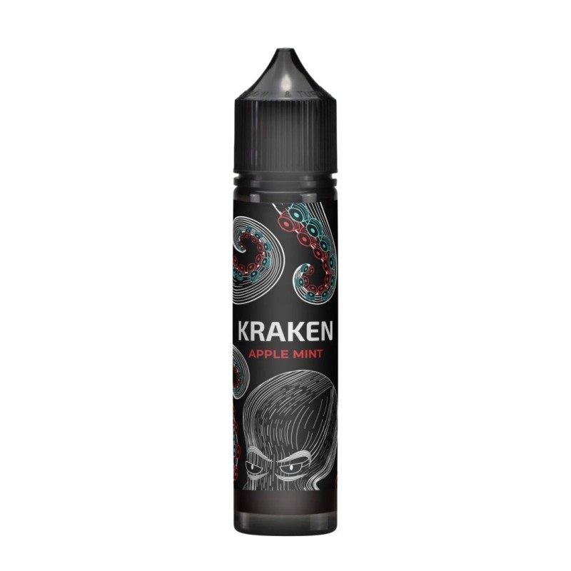 Longfill Kraken 10/60ml - Apple Mint (A25) | Eliq Vapoteur