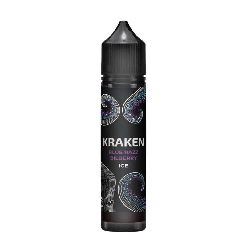 Longfill Kraken 10/60ml - Blue Razz Bilberry Ice (A25) | Eliq Vapoteur