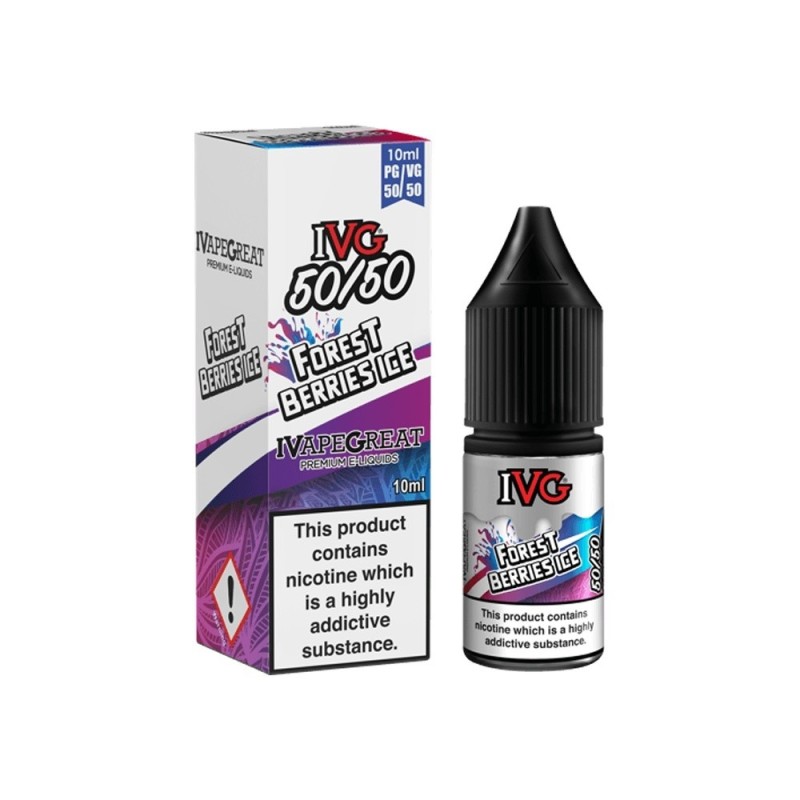 Liquid IVG 50/50 10ml - Forest Berries Ice 18mg (A25) | Eliq Vapoteur