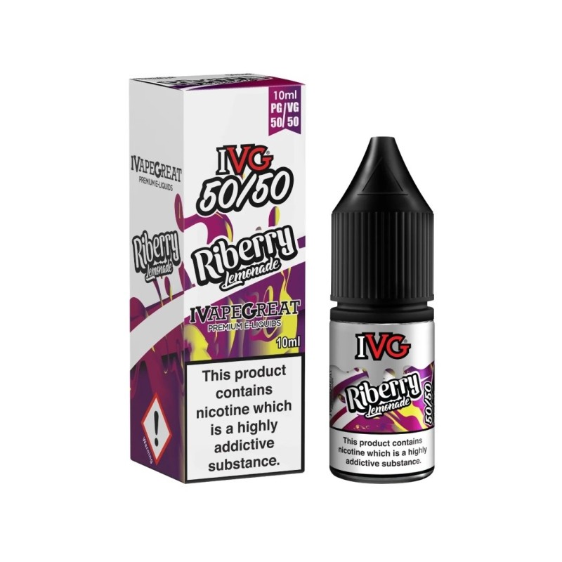 E-liquide IVG 50/50 10ml - Riberry Lemonade 12mg | EliqVapoteur