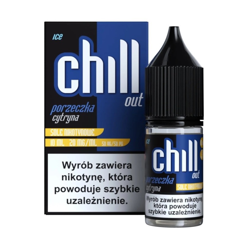 Liquid Chill Out Salt 10ml - Porzeczka Cytryna Ice 20mg (A25) | Eliq Vapoteur