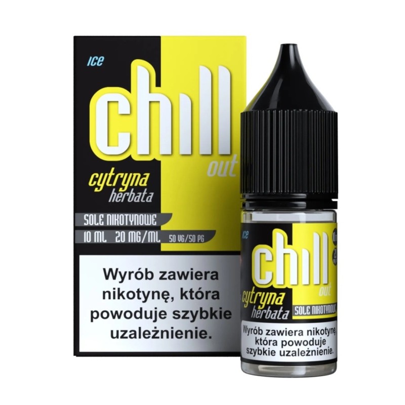 Liquid Chill Out Salt 10ml - Cytryna Herbata Ice 20mg (A25) | Eliq Vapoteur