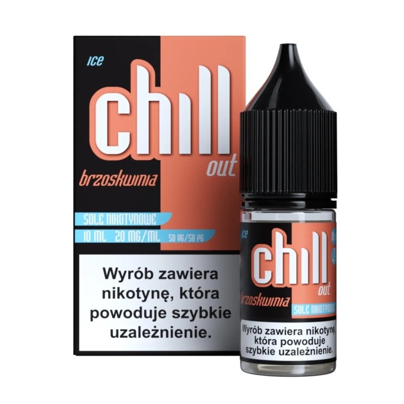Liquid Chill Out Salt 10ml - Brzoskwinia Ice 20mg (A25) | Eliq Vapoteur