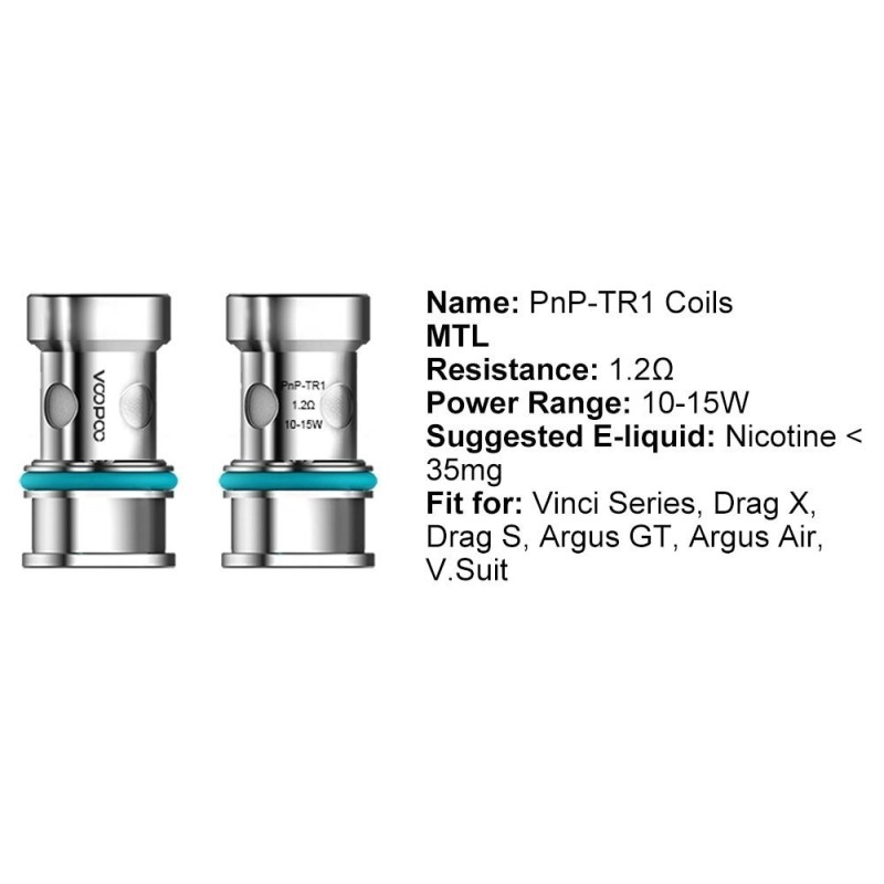 Grzałka VooPoo Vinci Pod PnP TR1 1.2ohm | Eliq Vapoteur