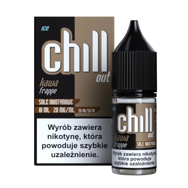 Liquid Chill Out Salt 10ml - Frappe Ice Coffee 20mg (A25) | Eliq Vapoteur