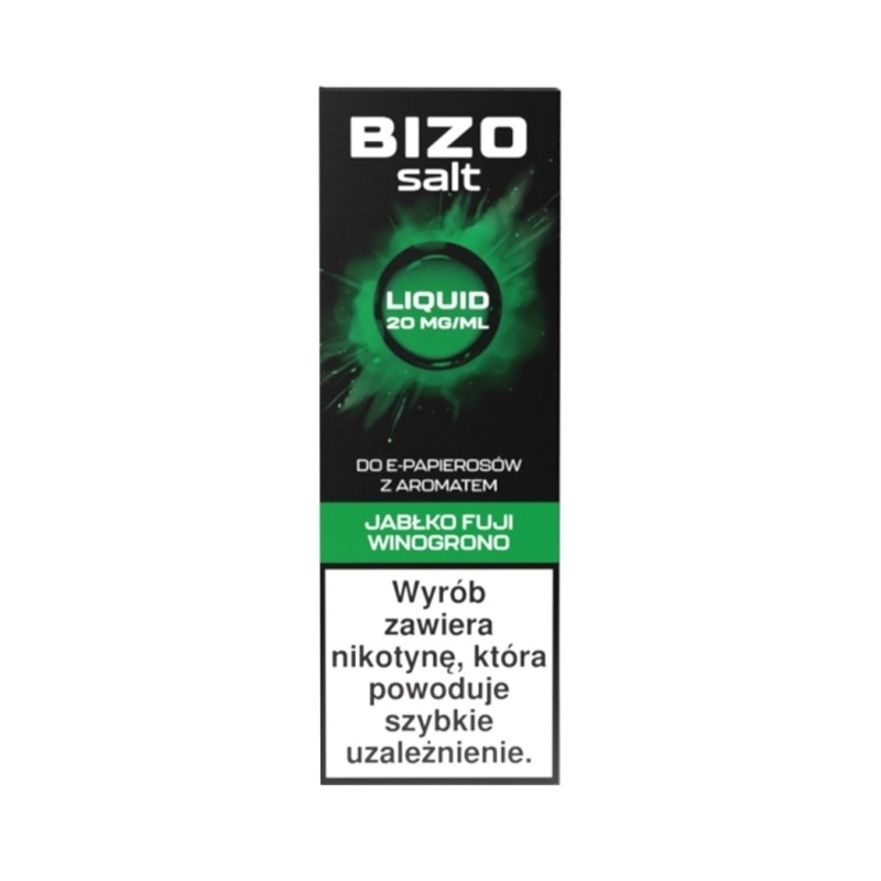 Liquid Bizo Salt 10ml - Pomme Fuji Raisin 20mg (A25) | Eliq Vapoteur