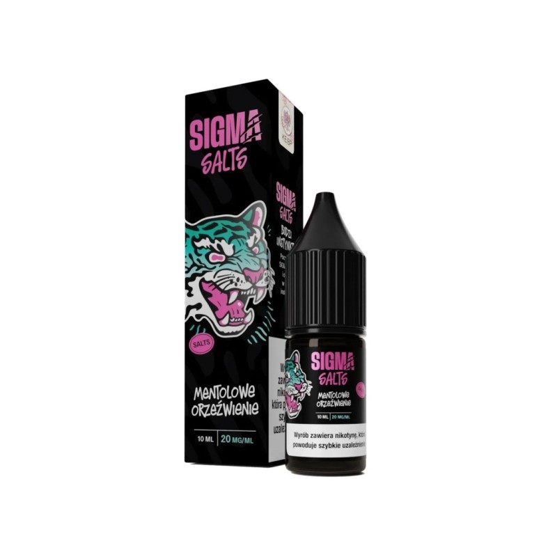 Liquid Sigma Salts 10ml - Mentolowe Orzeźwienie 20mg (A25) | Eliq Vapoteur