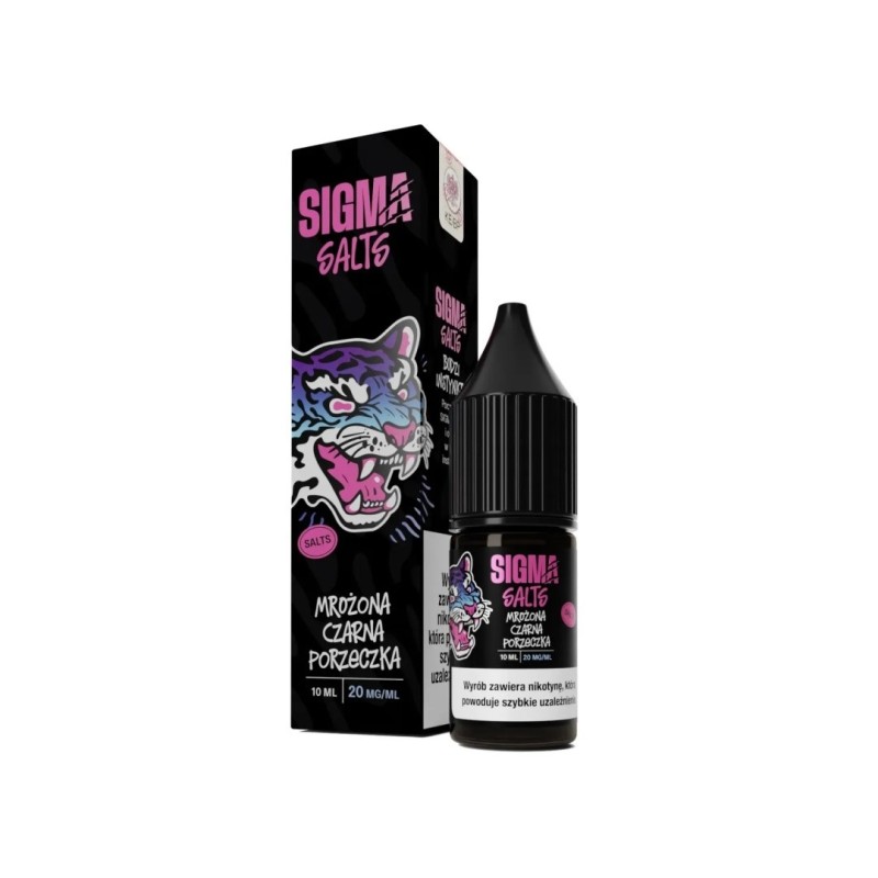 Liquid Sigma Salts 10ml - Mrożona Czarna Porzeczka 20mg (A25) | Eliq Vapoteur