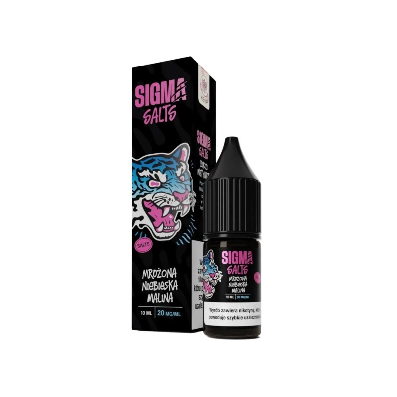 Liquid Sigma Salts 10ml - Mrożona Niebieska Malina 20mg (A25) | Eliq Vapoteur