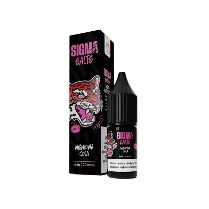 Liquid Sigma Salts 10ml - Wiśniowa Cola 20mg (A25) | Eliq Vapoteur