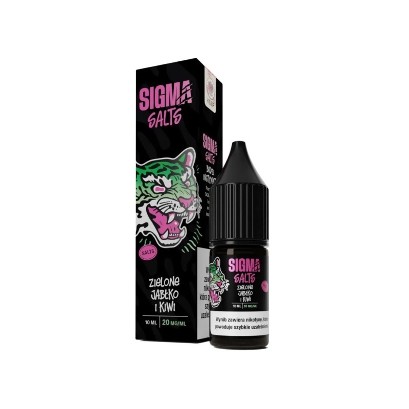 Liquid Sigma Salts 10ml - Zielone Jabłko Kiwi 20mg (A25) | Eliq Vapoteur
